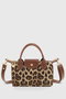 Zoozie Bags Bolsa de Hombro Estampado de Leopardo